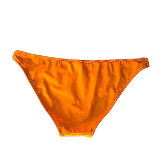 Solid & striped and Staub Orange Side ring attached bikini bottom. - Picture 1 of 7